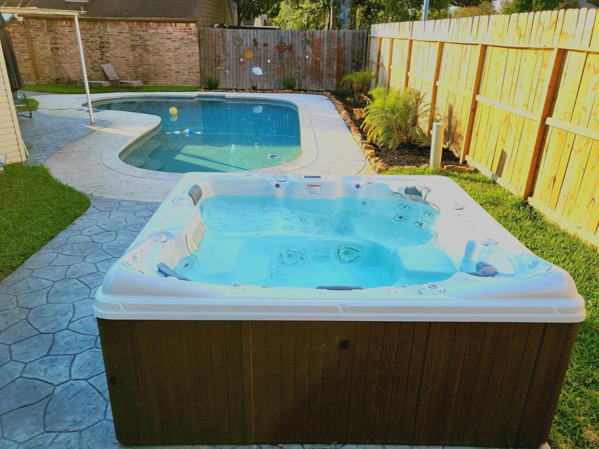 Willa 1976Houstongem Luminous Pvtpool & Hottub Dt20Mins For Lrg Families 6Beds 2Bath Zewnętrze zdjęcie