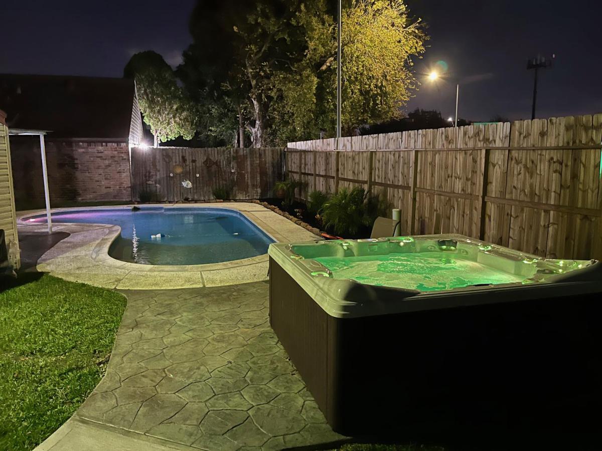 Willa 1976Houstongem Luminous Pvtpool & Hottub Dt20Mins For Lrg Families 6Beds 2Bath Zewnętrze zdjęcie