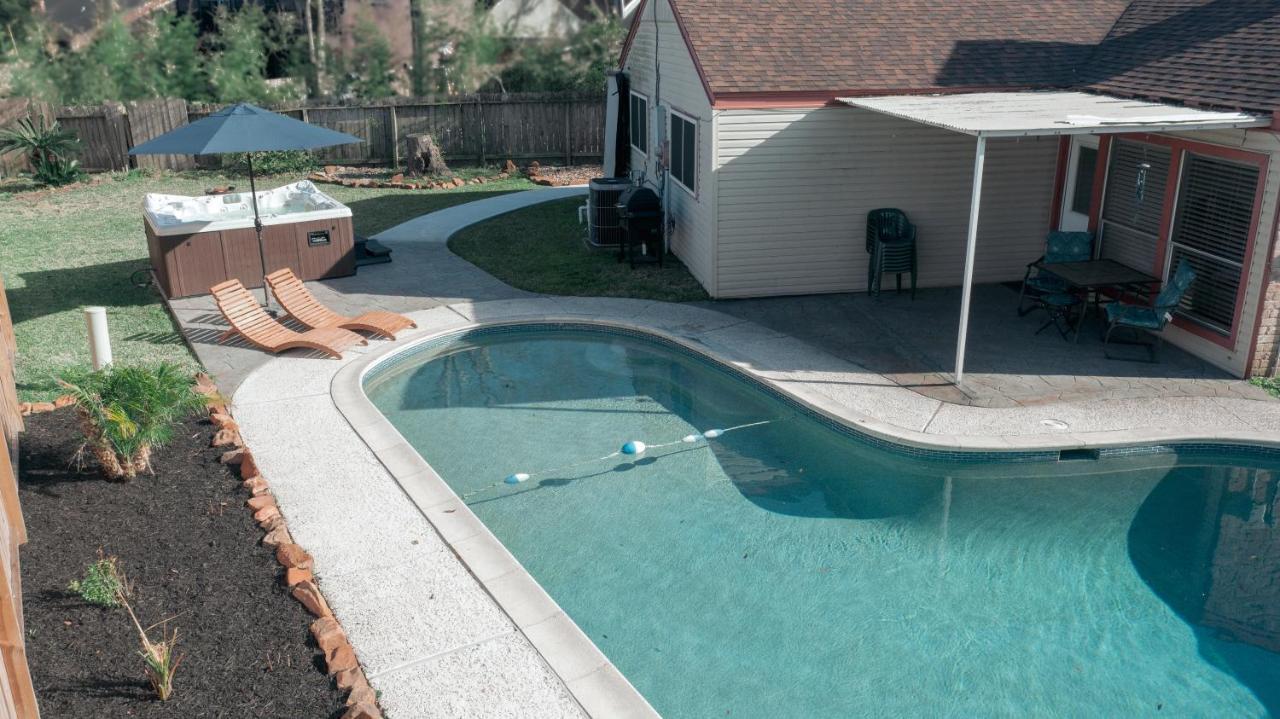 Willa 1976Houstongem Luminous Pvtpool & Hottub Dt20Mins For Lrg Families 6Beds 2Bath Zewnętrze zdjęcie
