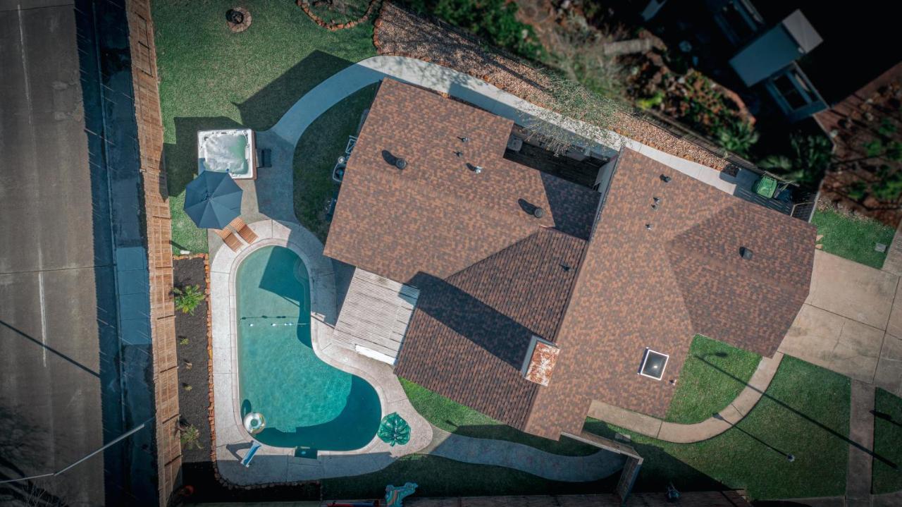 Willa 1976Houstongem Luminous Pvtpool & Hottub Dt20Mins For Lrg Families 6Beds 2Bath Zewnętrze zdjęcie